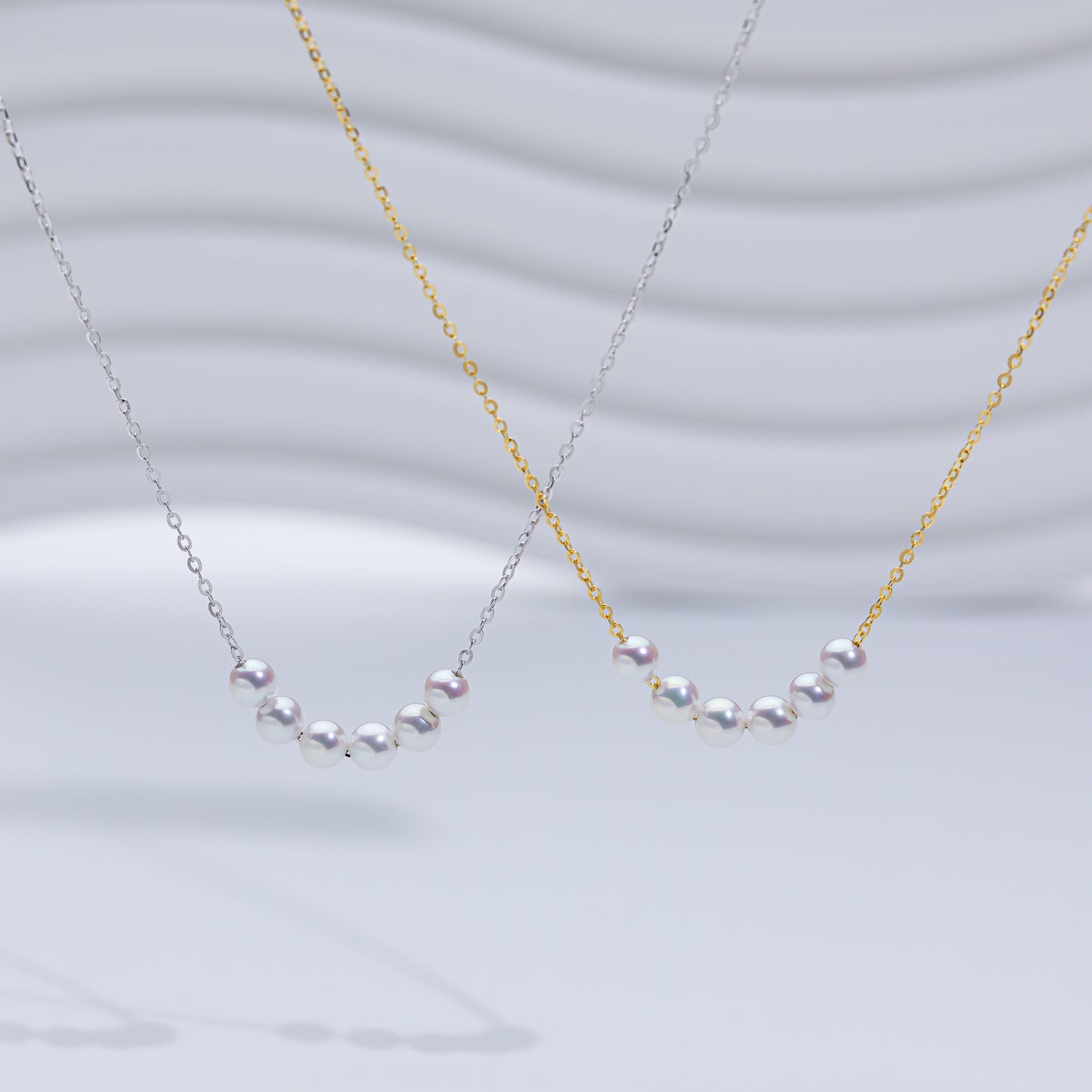 S925 Freshwater Pearl Smile Necklace