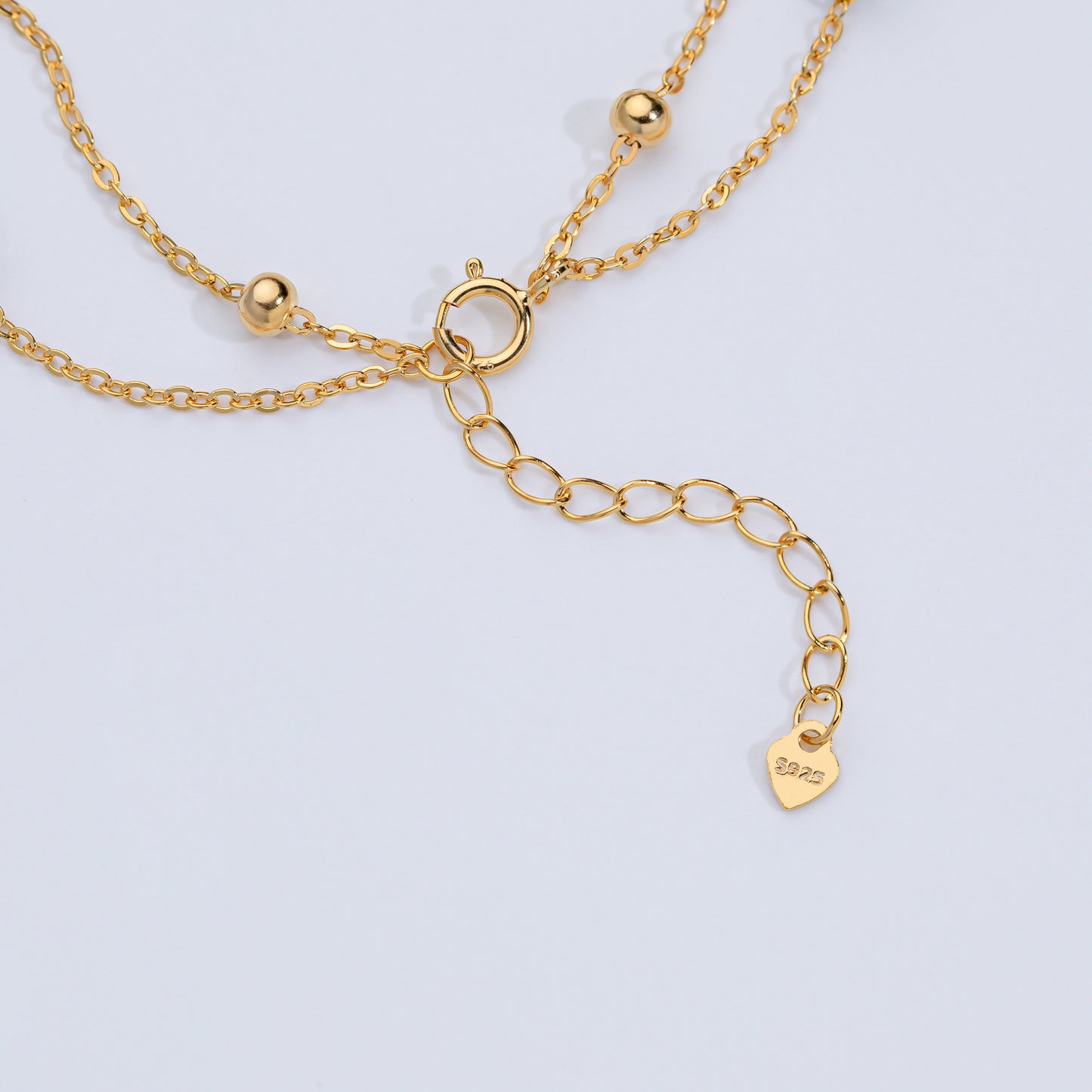S925 Akoya Sea Pearl Double Layer Bracelet