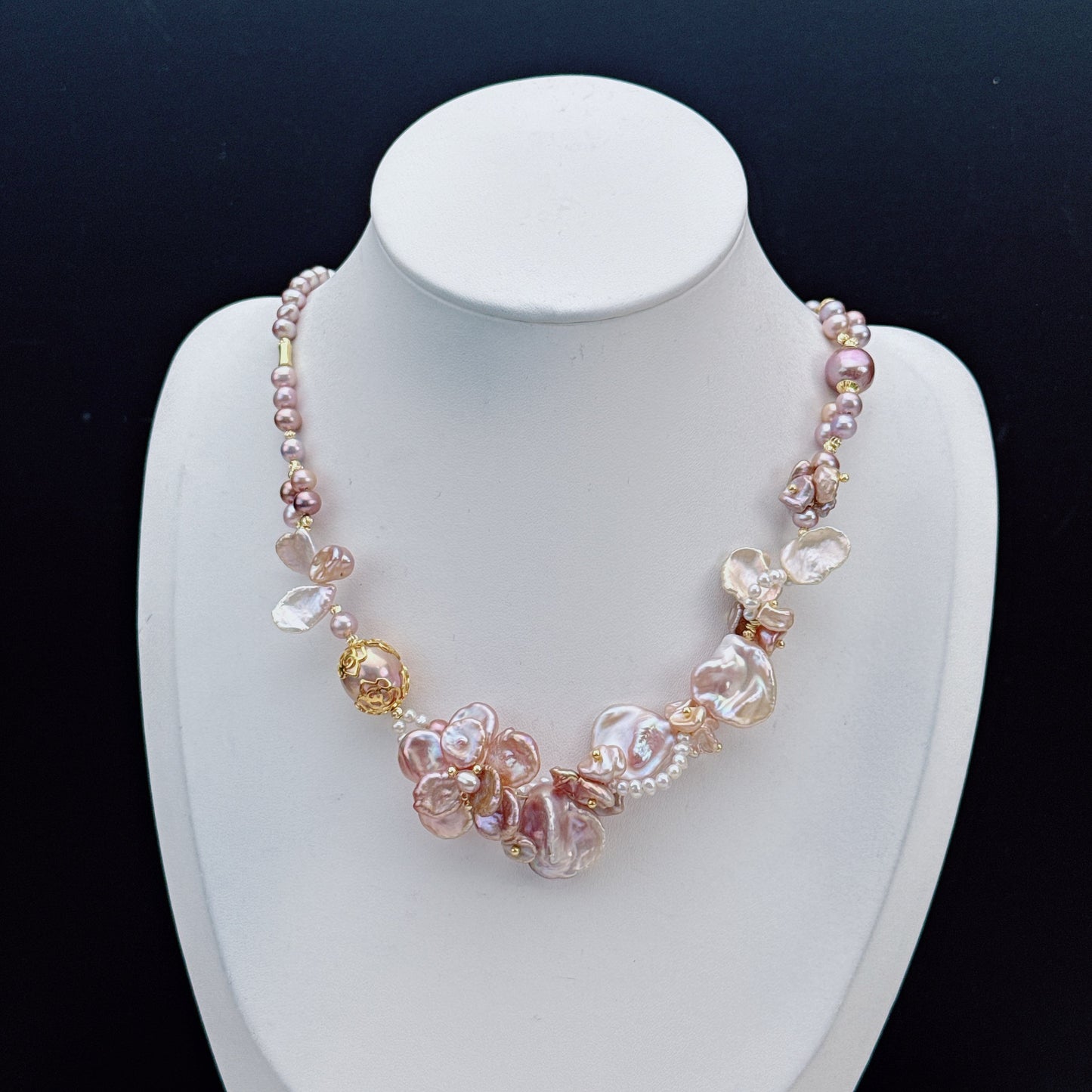 Handmade High Quality Freshwater Baroque Pearl Necklace