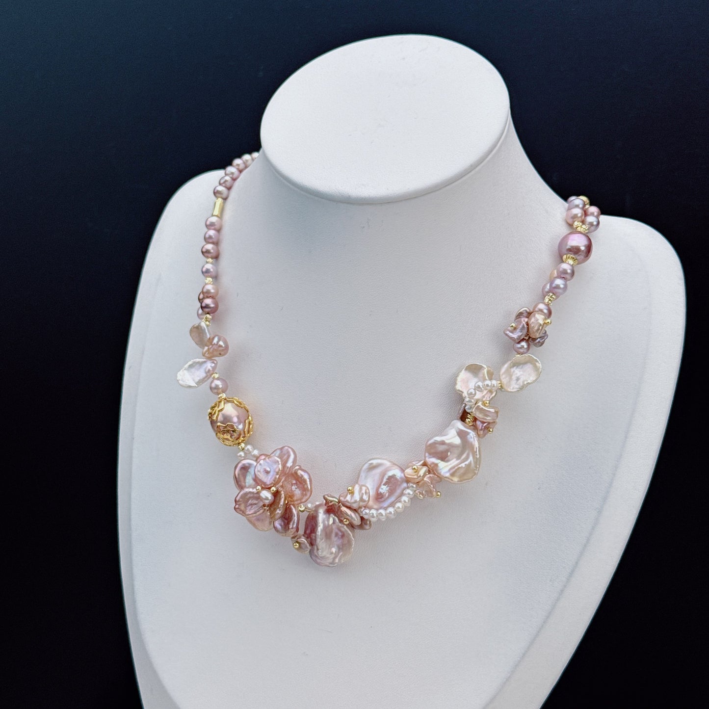 Handmade High Quality Freshwater Baroque Pearl Necklace