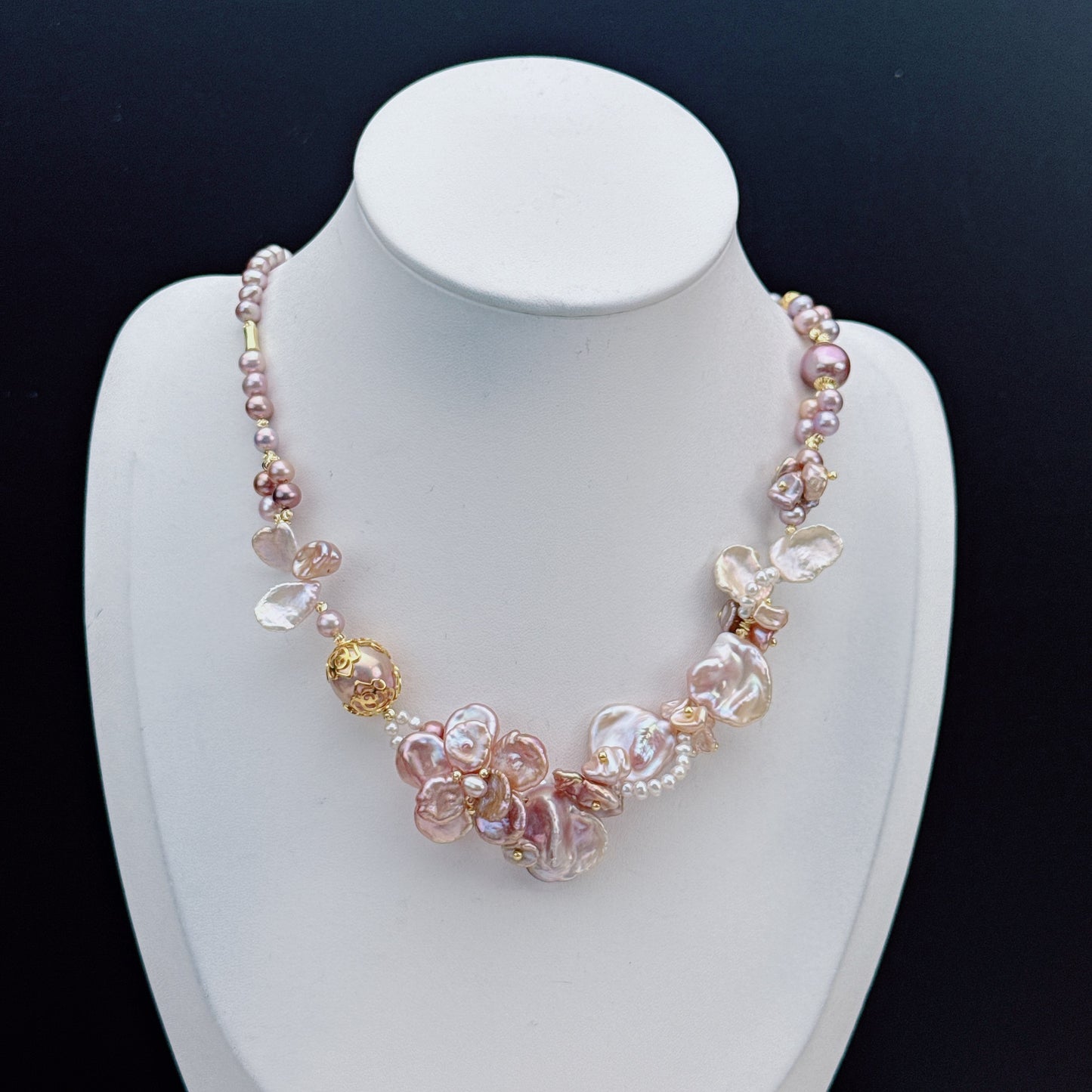 Handmade High Quality Freshwater Baroque Pearl Necklace